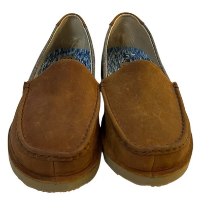 Zapatos Mocasines Wrangler Para Hombre Talla 12 M Sin Cordones Cuero Marrón Comodidad NUEVO KMC0011 Foto 1 de 4
