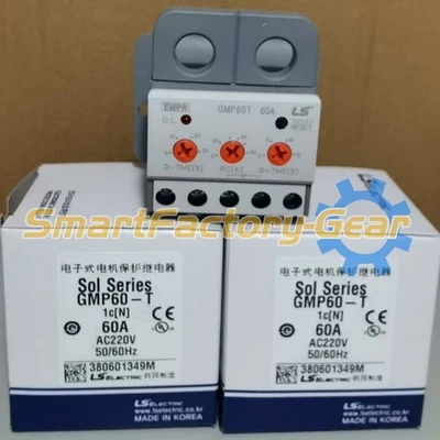 Новый 1шт для LS электронный двигатель защиты реле GMP60-T 60A AC220V GMP60T - Изображение 1 из 4