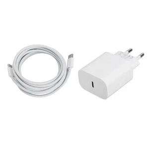 25W PD Blok ładowarki 6,6 stopy 60W Kabel ładujący USB C Ładowarka do 15 Pro EU FY - Zdjęcie 1 z 24
