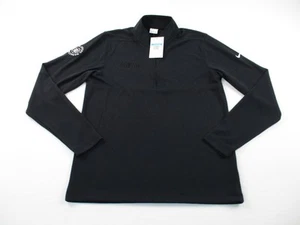 Nike Los Angeles Sweatshirt Mens Medium Black NBA Long Sleeve Zip Logo - Picture 1 of 11