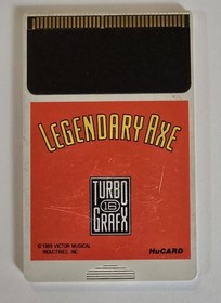 Legendary Axe Turbografx 16 Game Hucard Only