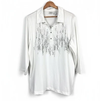 Polo para mujer Chico XL Zenergy Golf Athleisure Preppy Tenniscore adornado Foto 1 de 4