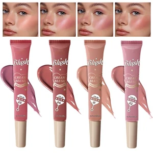 Crema Maquillaje Rubores Mousse Líquida Crema Rubores Larga Duración Hidratante Relajante - Imagen 1 de 14