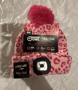 Night Owl Night Scope Kid Rechargeable LED Beanie Pom Pom - Picture 1 of 4