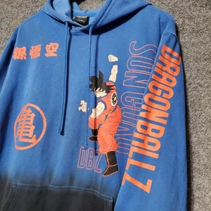 Dragon Ball Z Hoodie Herren Medium Batik Grafik Sweatshirt Retro Y2K Dragonball - Bild 1 von 9