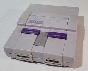 Super Nintendo System SNES SNS-001 Console Only Tested & Working READ - Picture 1 of 15