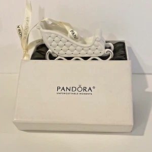Pandora Retired Sleigh Christmas Ornament LMTD Edition #PO1047 2014 102220 - Picture 1 of 12
