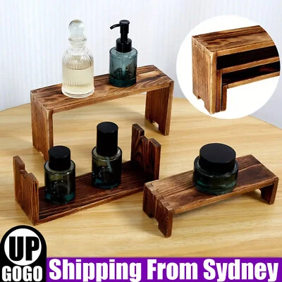 3 Tier Wooden Cupcake Stand Holder, Dessert Table Display Set Shelf for Figures - image 1 of 4