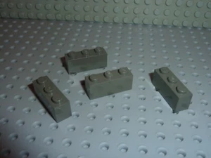4 x LEGO Brick 1x3 OldDkgray Réf.3622  Set 7190/7151/4704/4707/4512/4730/7142... - Photo 1/1