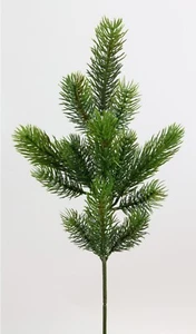 12 Stück Kunststoff-Tannenzweig 50cm DP künstliche Tanne 100% PE Spritzguss - Bild 1 von 2