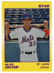 Alan Zinter - St. Lucie Mets (Minor League Baseball Card) 1990 Star # 11 MT - Picture 1 of 1