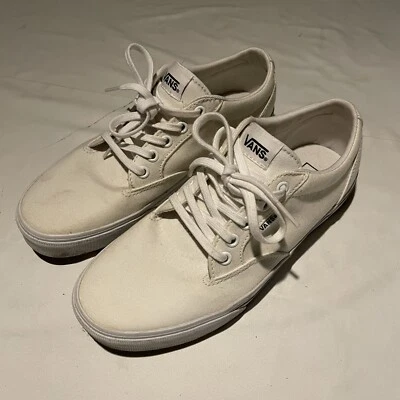 Vans Era Shoes Women’s Size 8.5 White Skateboarding Skate Surfing Hipster Y2K - Image 1 of 4