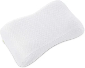 Memory Foam Pillows Breathable Supportive, Washable Cover, Stomach Sleepers - Picture 1 of 9