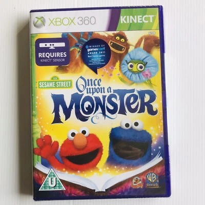 Sesame Street Once Upon a Monster (Microsoft Xbox 360) Brand New Sealed - Image 1 of 3