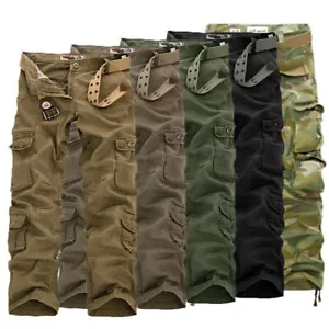 Pure Vintage Cargo Hose Army Style Lang Arbeitshosen 32 Cargohose Outdoor Hosen - Bild 1 von 16
