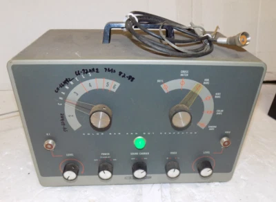Generador de puntos y barra de color vintage Heathkit modelo IG-62 encendido de colección Foto 1 de 3