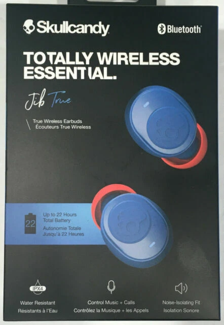 Skullcandy Jib Wireless In-Ear Headset - 92 Blue