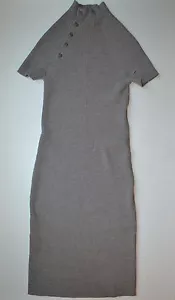 NWOT Ralph Lauren Blue Label Mockneck Rib Knit Wool Dress Size M - Picture 1 of 7