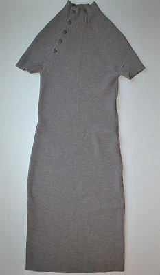 Nuevo sin etiquetas Vestido Ralph Lauren Etiqueta Azul Cuello Simulado Acanalado Tejido Lana Talla M Foto 1 de 4