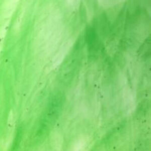 Stained glass tools and supplies W10033 Wissmach Green On Clear Streaky