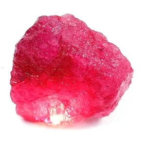 220CT PIEDRA PRECIOSA SUELTA CERTIFICADA ÁSPERA RUBÍ ROJO SANGRE DE PALOMA NATURAL TEÑIDA ÁSPERA MKK - Imagen 1 de 12