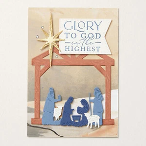 Nacht Göttlich Metall Stanzformen Clear Stamps Set zum Selbermachen Scrapbooking Papier Karte - Bild 1 von 5