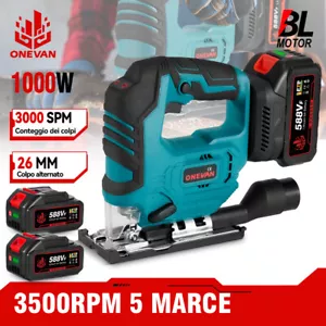 SEGHETTO ALTERNATIVO VELOCITA VARIABILE LAMA IN 5 POSIZIONI PER MAKITA 18V - Foto 1 di 20