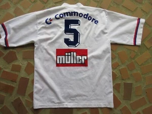 MAILLOT PARIS-SAINT-GERMAIN PSG 1992 ANTOINE KOMBOUARÉ N°5 VINTAGE SHIRT L - Imagen 1 de 8