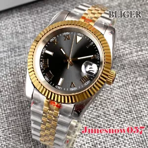 Bliger 36MM/39MM Blue Dial NH35A MIYOTA PT5000 Movement Watch Men Sapphire Glass - Picture 1 of 28