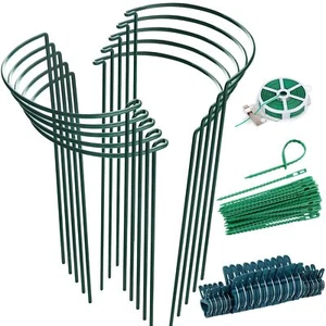 HiGift 10 Pack Peony Cages and Supports, 10" (W) x 16"(H) Plant Support, Heav... - Picture 1 of 7