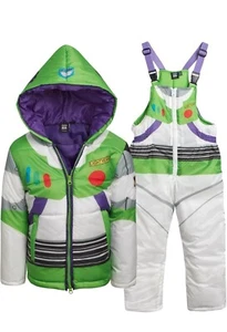 Disney Toddler Snowsuit Set - 2 Piece Toy Story Buzz Lightyear 3T - Picture 1 of 4