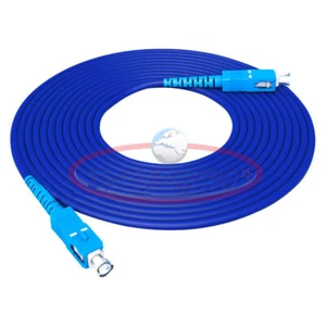 Indoor Armored Cable SC to SC SM 9/125 3.0mm Single Core Fiber Patch Cord 10M - Picture 1 of 9
