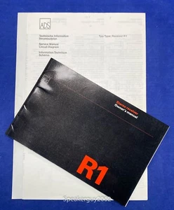 Original a/d/s Bedienungsanleitung & Schaltplan / R1 Stereo Receiver -- #3 - Bild 1 von 1
