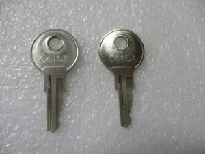 C415A Keys 1 Pair Replacement Cabinet Drawer Fits National Rowe - Imagen 1 de 1