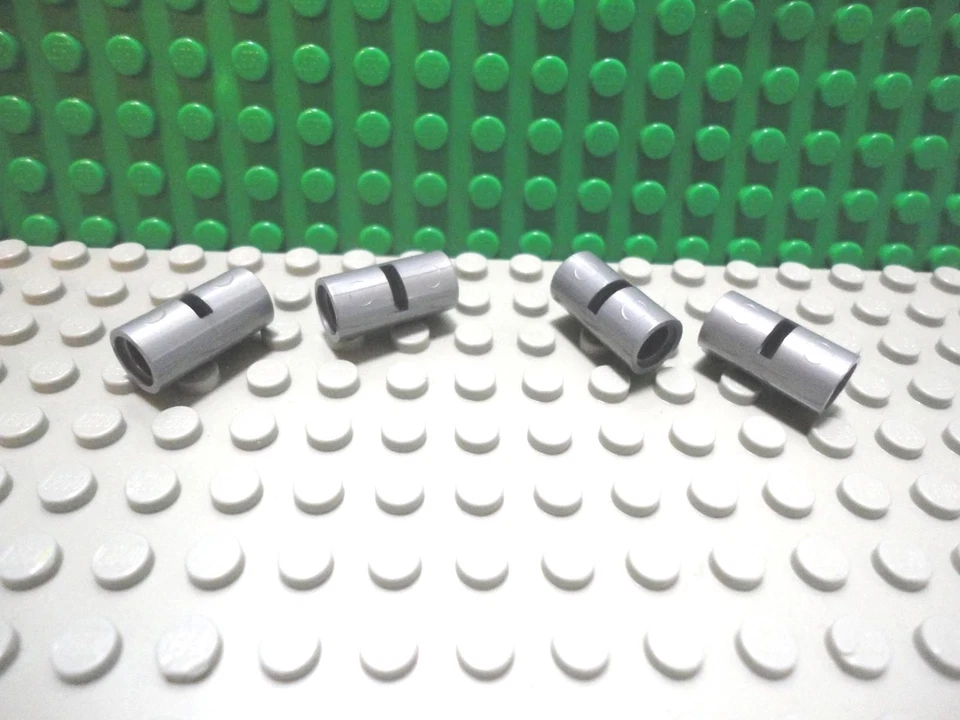 Lego 4 Flat Silver technic smooth pin connector NEW - Image 1 of 1