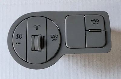 Faro antiniebla Hyundai Veracruz 2007-2012, atenuador, ESC e interruptor de bloqueo AWD Foto 1 de 4