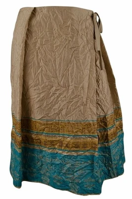 Женская юбка David Meister с завязками на талии с искусственным запахом 4 - Изображение 1 из 2