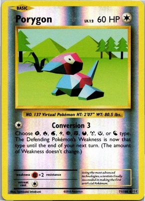 Porygon Uncommon XY - Evolutions 71/108 NM REV - Image 1 of 2