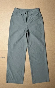 Pantalón Lululemon Mujer 24 City Elegante 5 Bolsillos Pierna Ancha Tiro Alto Verde LW5ENJS - Imagen 1 de 5