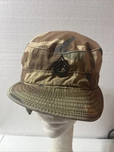 1982 US Army Cold Weather Camouflage Hat Field Cap With Ear Flaps Cold War Era - Picture 1 of 10