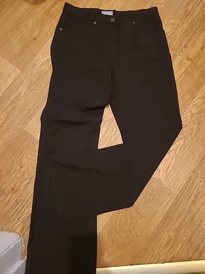 Ladies Per Una Size 10S Dark Brown Super Soft Jeans - Image 1 of 3