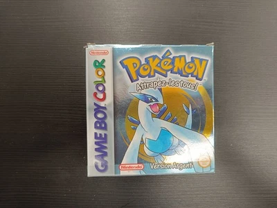Pokémon Version Argent Nintendo Game Boy Color Complet PAL GameBoy GBC - Photo 1/4