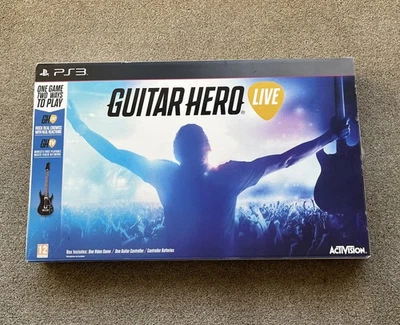 Guitar Hero Live PS3 PlayStation 3 Guitar Controller, Dongle. Boxed Unused.  - Image 1 of 4