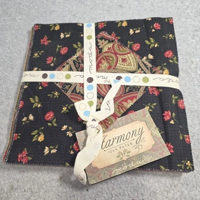 Moda Fabrics Harmony By Jan Patek Layer Cake 42 -10"X10" 100% Cotton Charms  - Image 1 of 4