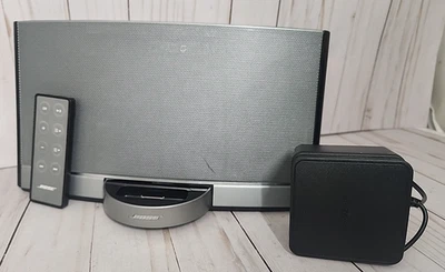 Bose SoundDock N123 Dock Portable Digital Music System Speaker Power Cord Remote - Image 1 of 4