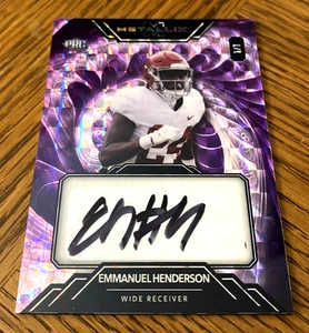 2025 Wild Card Metallix Emmanuel Henderson PURPLE PRC Wild Fractal RC Auto # 1/1 - Picture 1 of 2