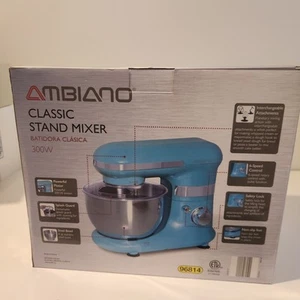 Ambiano Classic Stand Mixer Blue 300W - Picture 1 of 3