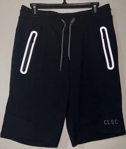 CLSC Life Streetwear Clothing Black Skate Sport Adult Sweat Shorts Size M - Picture 1 of 5