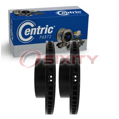 2 rotores de freno de disco delanteros centrados para Toyota Tacoma 2005-2023 Braking du Foto 1 de 4