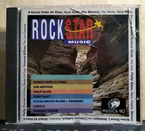 CD ROCKSTAR MUSIC 6  W. Mertens P. Glass T. Riley Laibach Y. N'Dour N.F. A. Khan - Picture 1 of 6